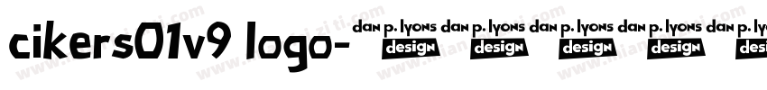 cikers01v9 logo字体转换
